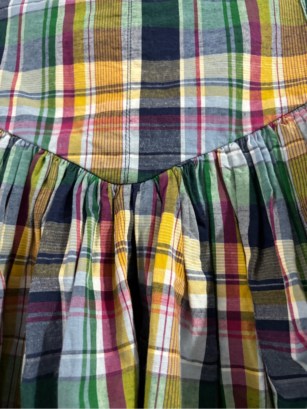 Maeve basque waist plaid skort. - Picture 7 of 11